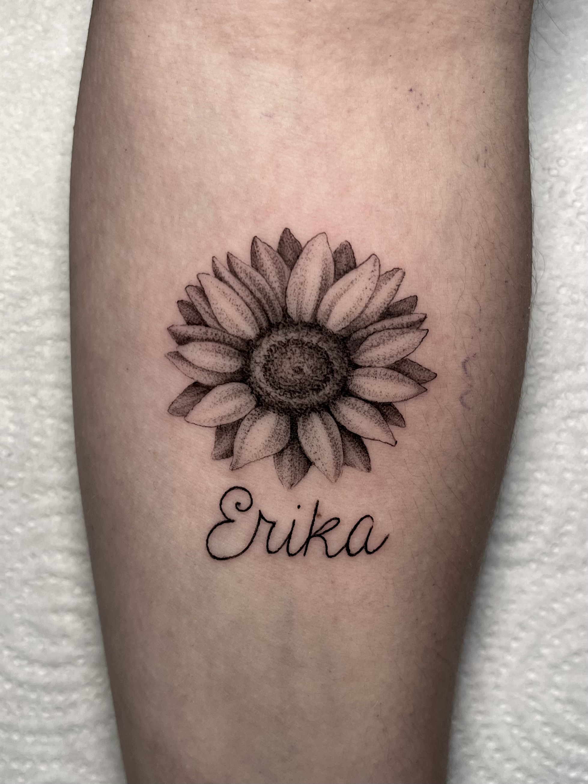 Fineline quote tattoo